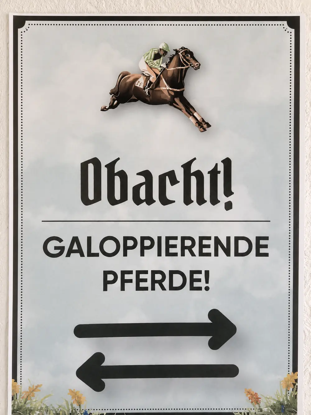 Laminiertes Poster als Druckbeispiel